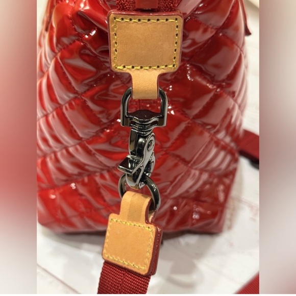 MZ Wallace Rouge Lacquer Small Metro Deluxe Bag - Picture 10 of 16